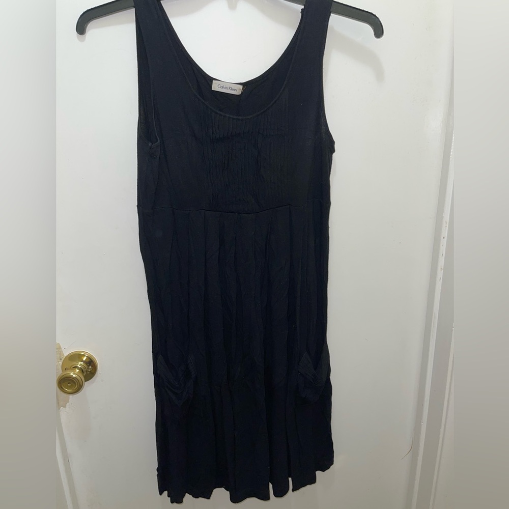 Black Calvin Klein dress